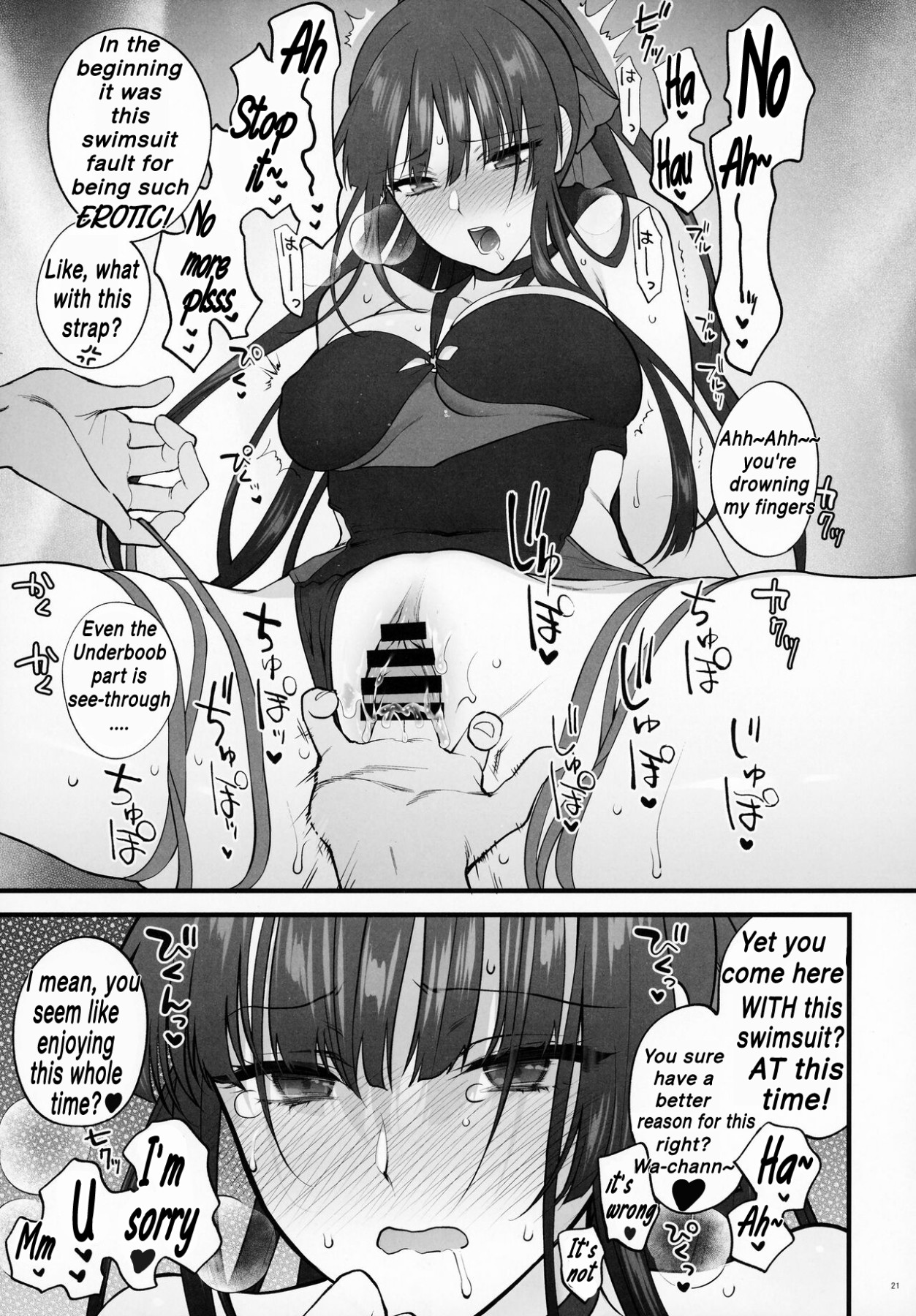 Hentai Manga Comic-I Just Came To Show You My Swimsuit!!-Read-20